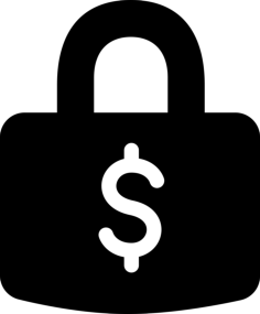 Money Security Locked Tool Icon Svg Vector, Free Vectors File